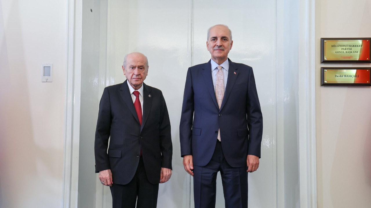 Bahçeli ve Kurtulmuş 'süreç' için bir araya geldi