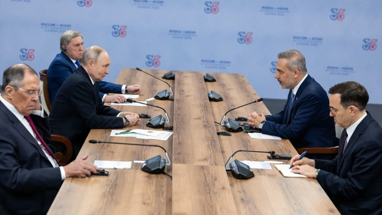 Dışişleri Bakanı Fidan, Rusya Devlet Başkanı Putin tarafından kabul edildi