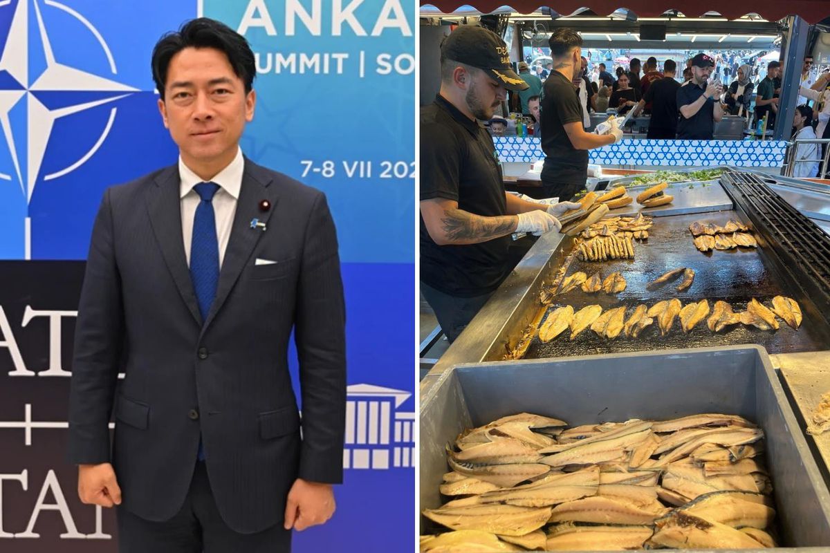 İstanbul'a doyamadı: Japon bakandan 'uskumru' paylaşımı