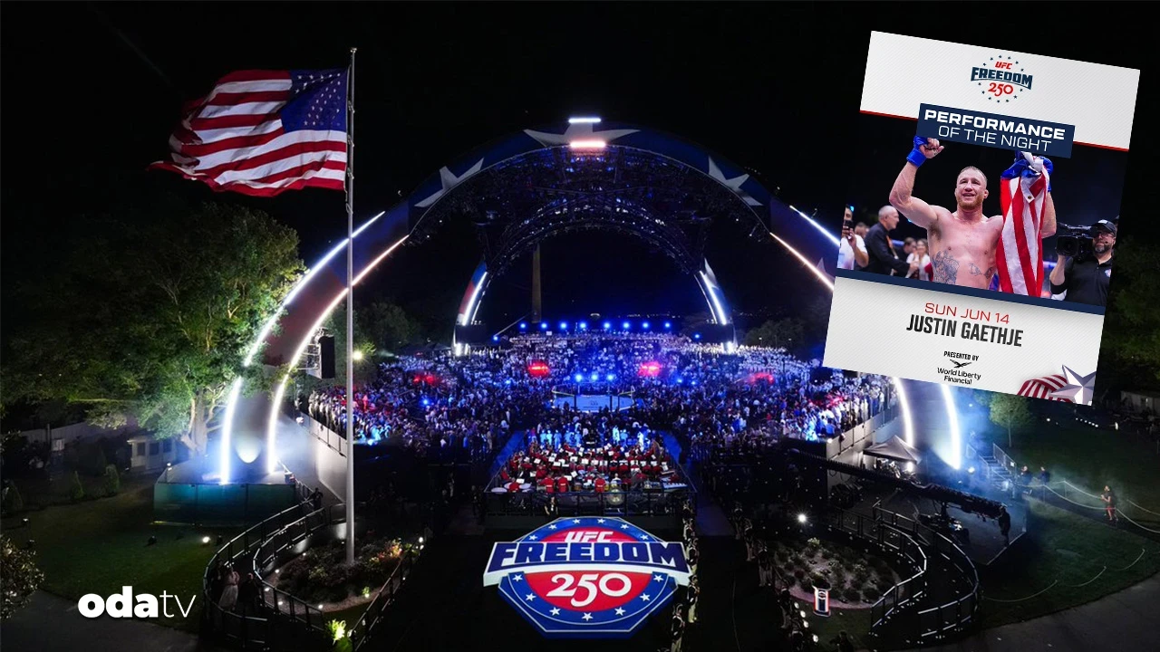 Beyaz Saray'da tarihi gece: "UFC Freedom 250" nefes kesti