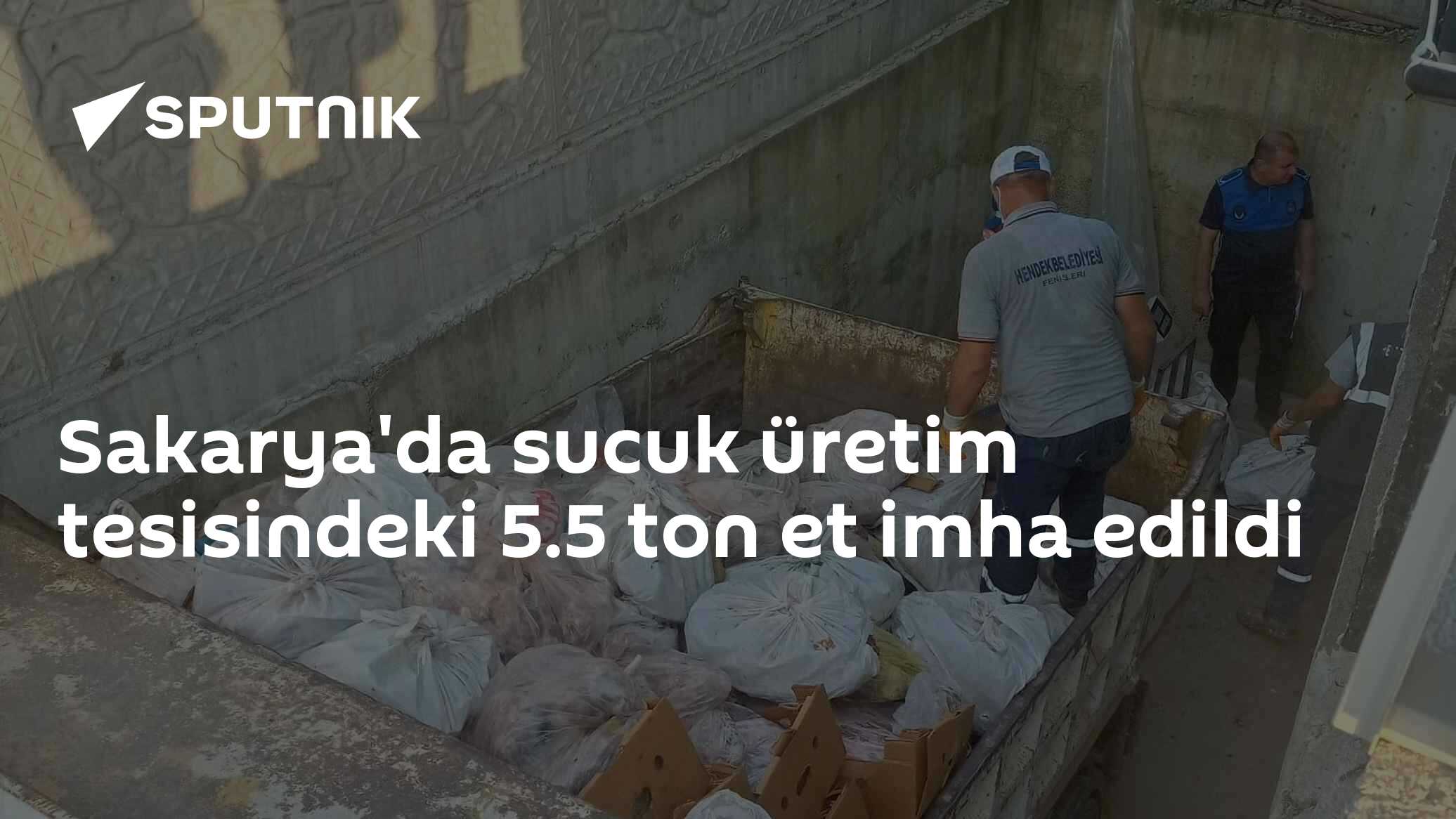 Sakarya'da sucuk üretim tesisindeki 5.5 ton et imha edildi