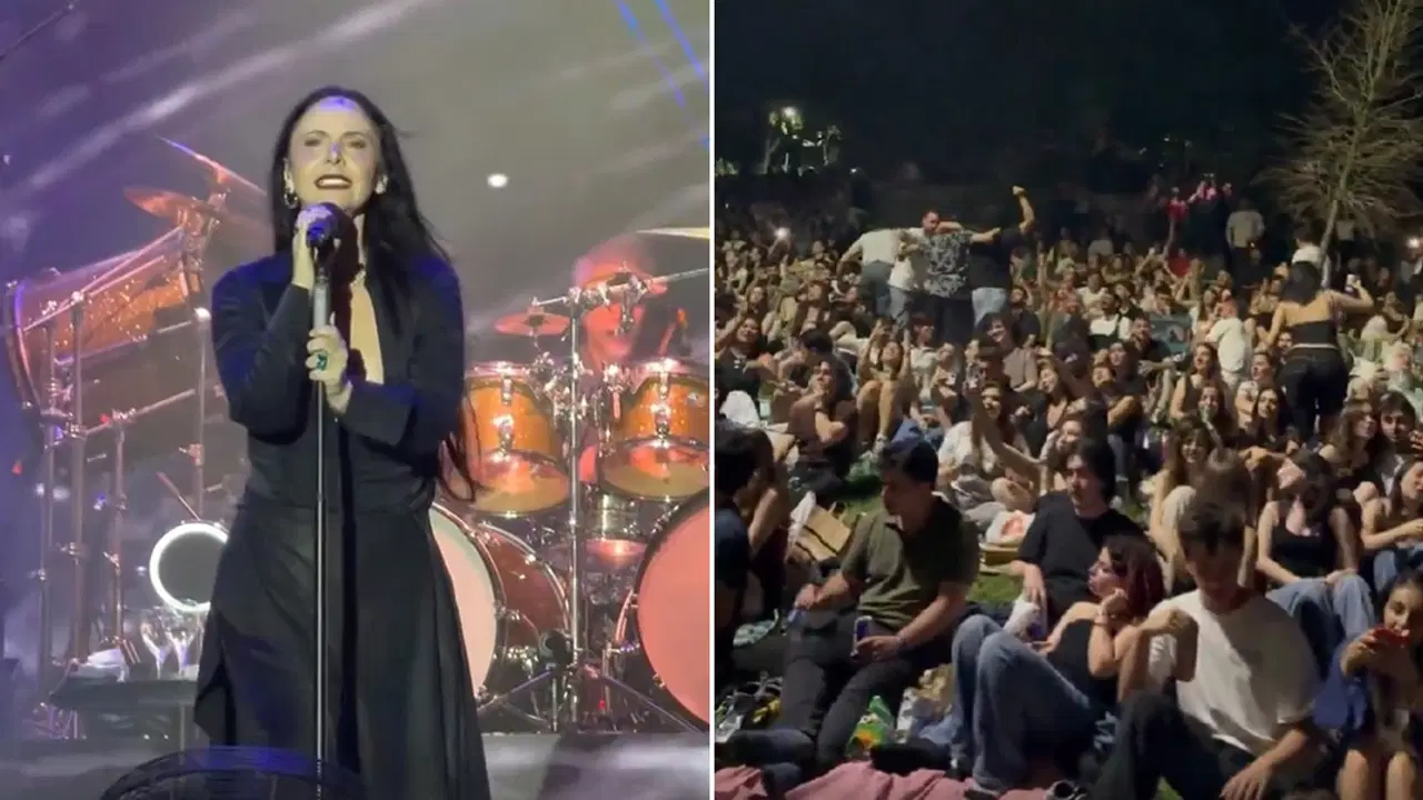 Rock müziğin kraliçesi Şebnem Ferah'tan tarihi dönüş: Bilet bulamayanlar Maçka Parkı'na akın etti!