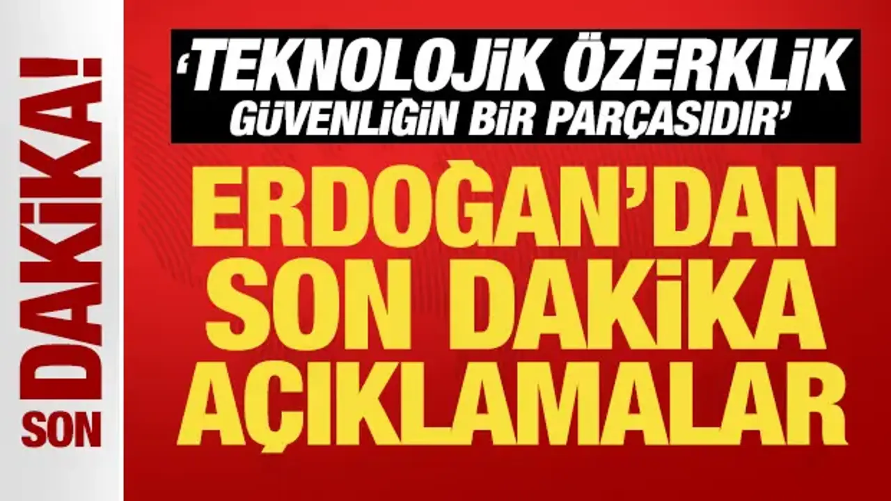 Son Dakika: Başkan Erdoğan 'devlet vizyonumuzun adıdır' diyerek açıkladı!