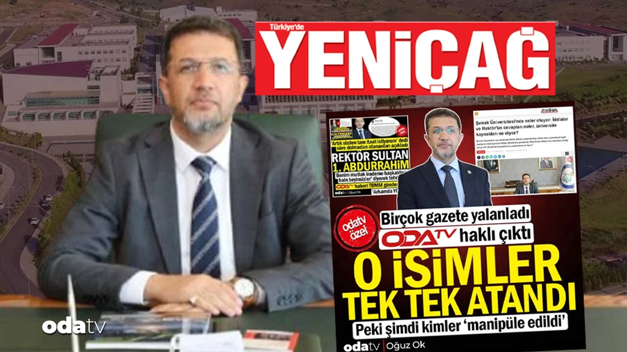 Yeniçağ gazetesi kendini ihbar etti... Konu: Şırnak Üniversitesi
