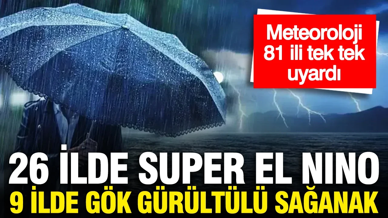 Meteoroloji il il açıkladı: 26 şehirde aşırı sıcaklar, 9 ilde gök gürültülü sağanak