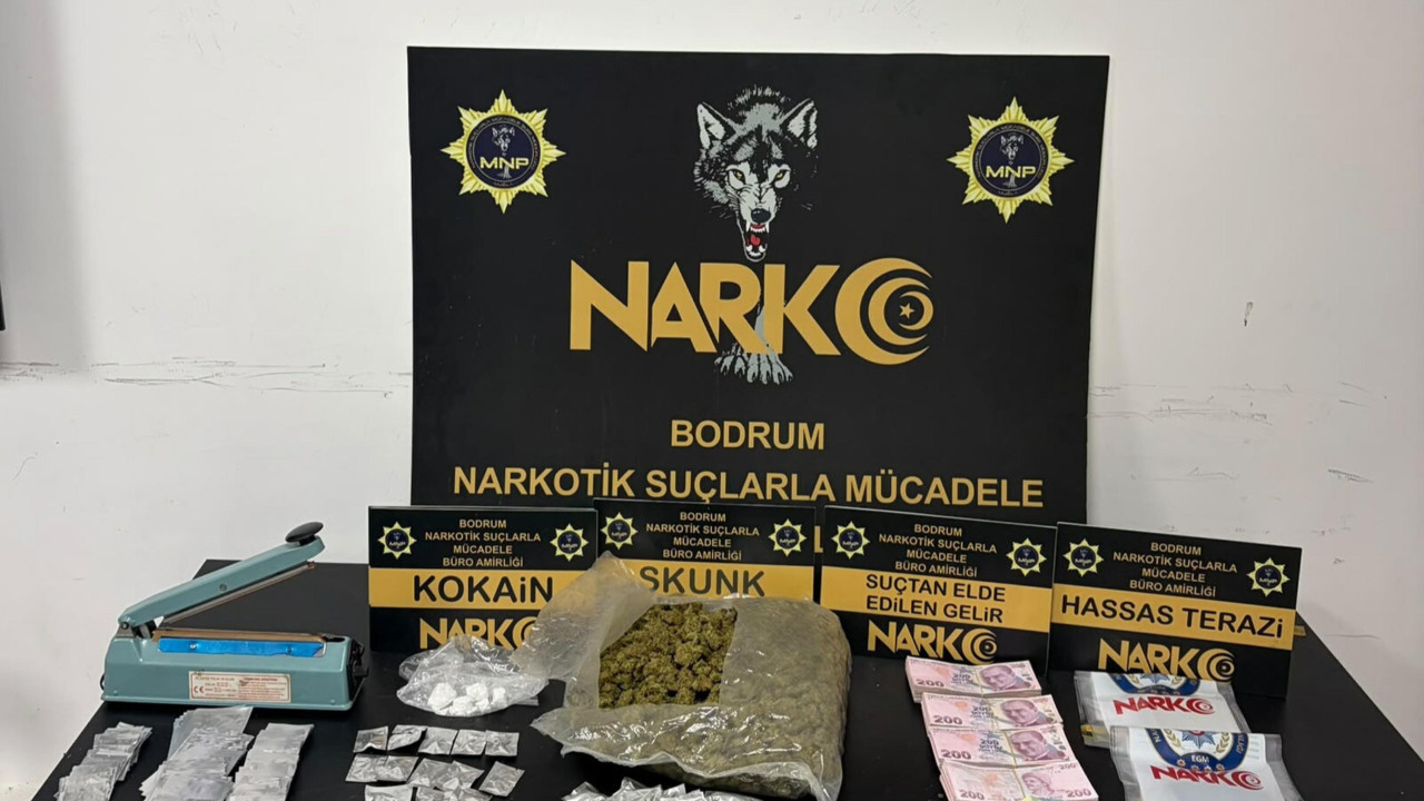 Bodrum'da narkotik operasyonu: 4 gözaltı var