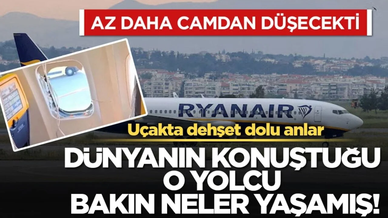 Uçakta dehşet dolu anlar... Dünyanın konuştuğu o yolcu bakın neler yaşamış!