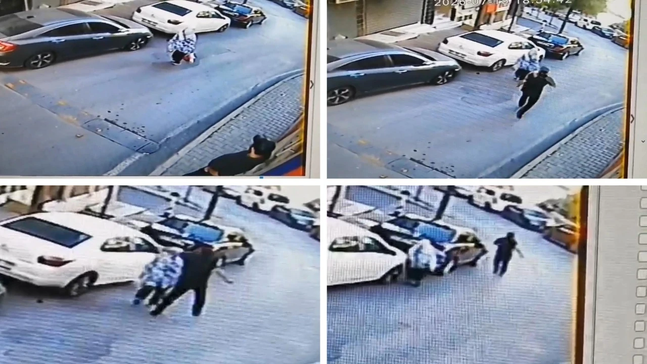 Sokak ortasında dehşet: Yolda yürüyen kadına arkadan yumruk attı
