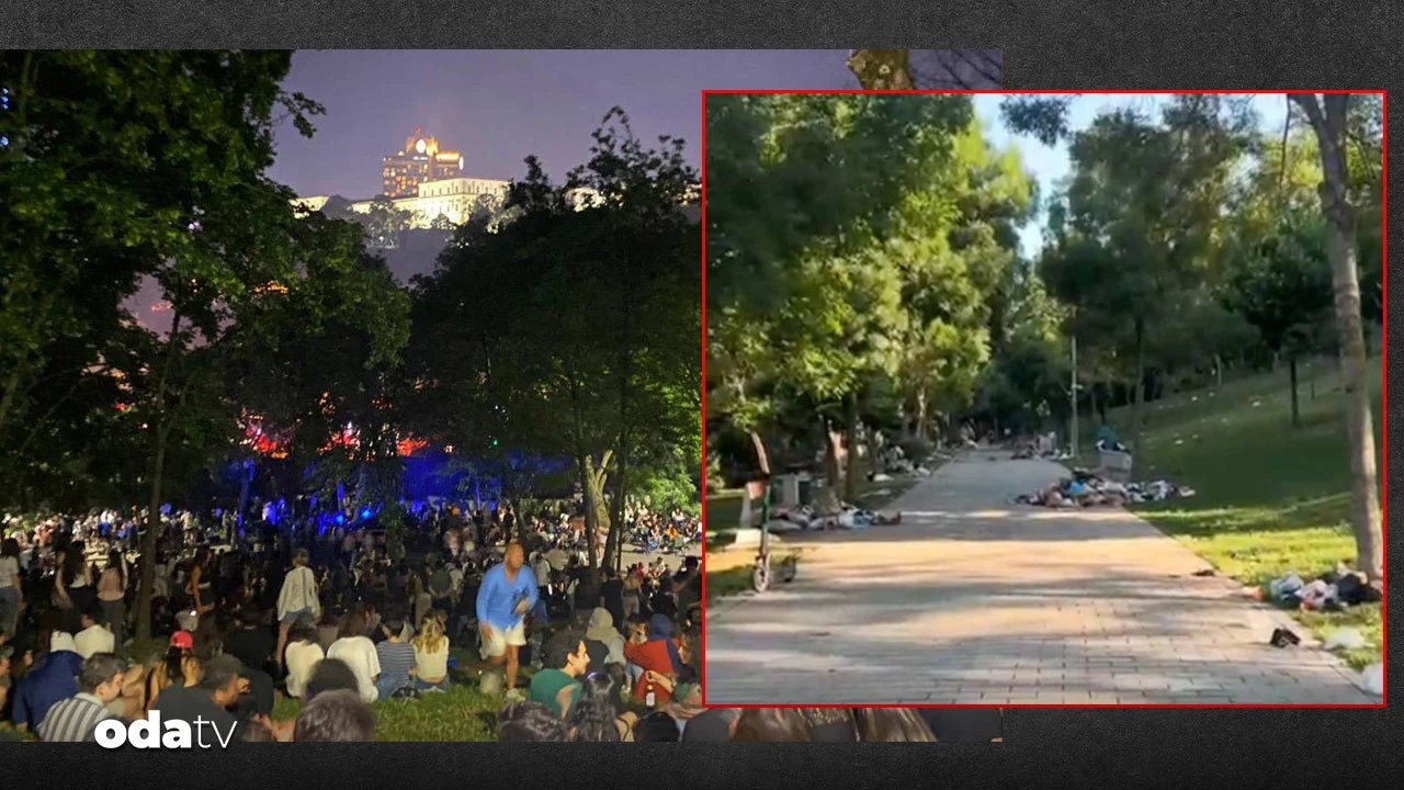 Konser sonrası Maçka Parkı'ndan üzen görüntüler: Belediye önlemleri yetersiz kaldı