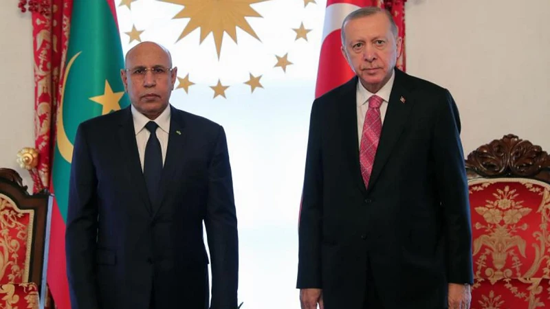 Cumhurbaşkanı Erdoğan Moritanyalı mevkidaşı ile iş birliklerini görüştü