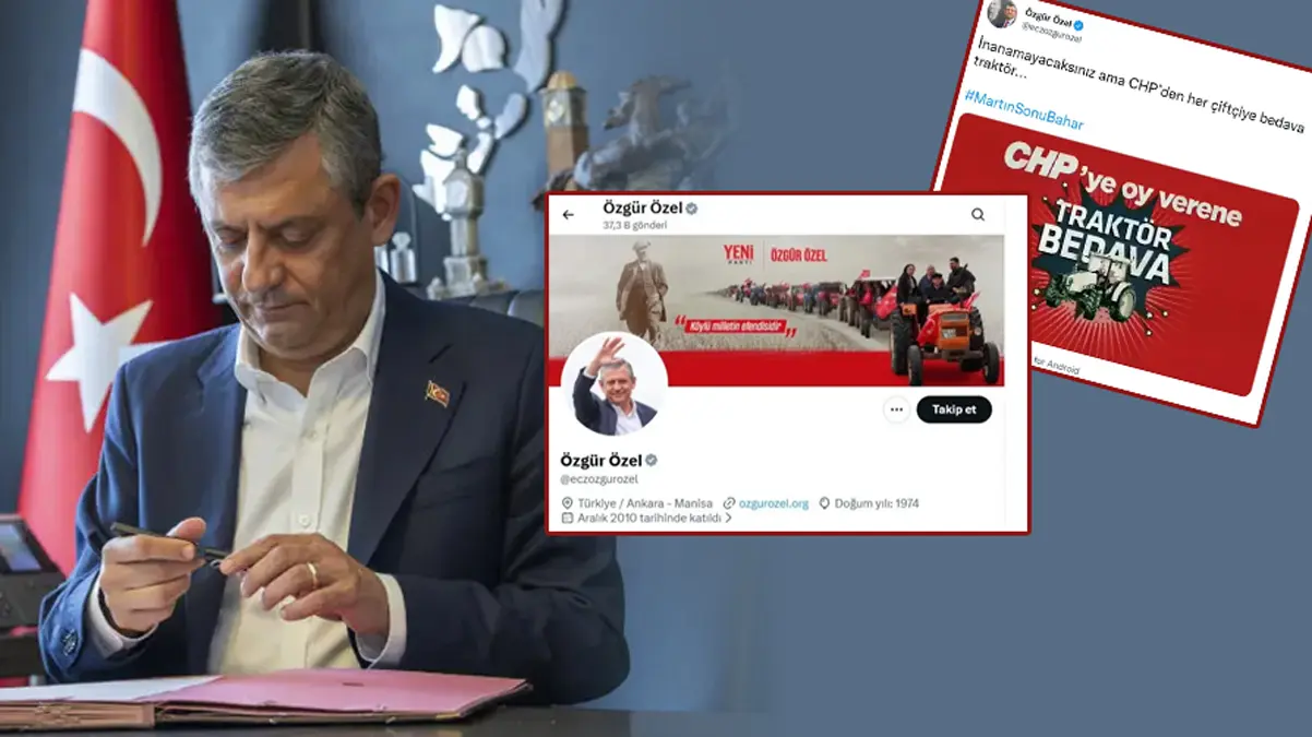 Özel'in yalan siyaseti! 'Bedava traktör' fiyaskosu yeniden gündemde