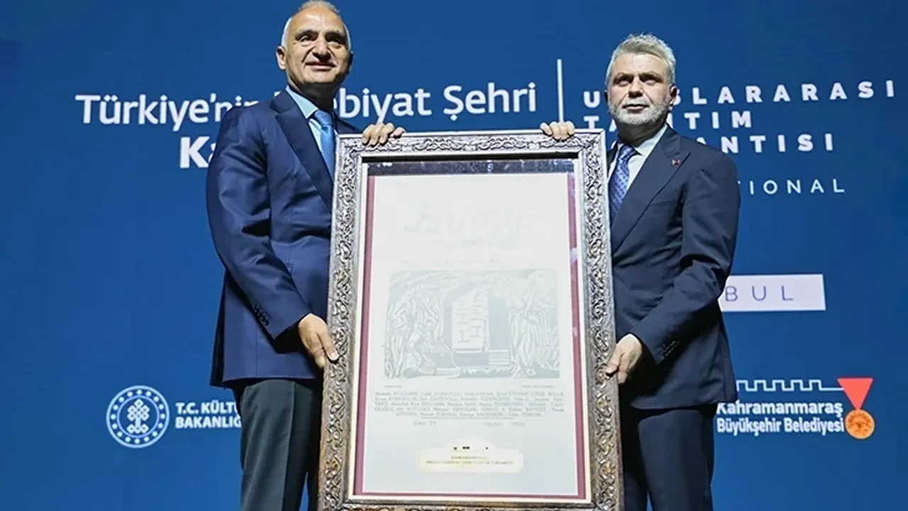 Kahramanmaraş UNESCO'nun “edebiyat şehri” oldu! Cumhurbaşkanı Erdoğan, UNESCO başarısında Kültür ve Turizm Bakanlığı'na teşekkür etti