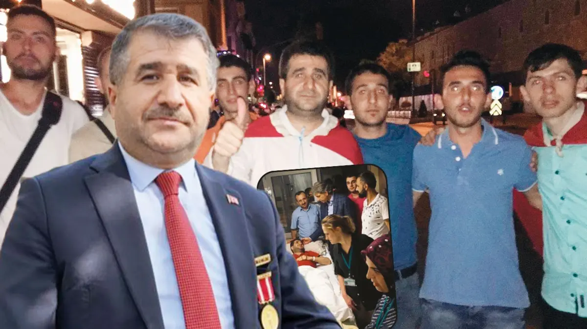 500 kişiyle darbecilere karşı yürüdü