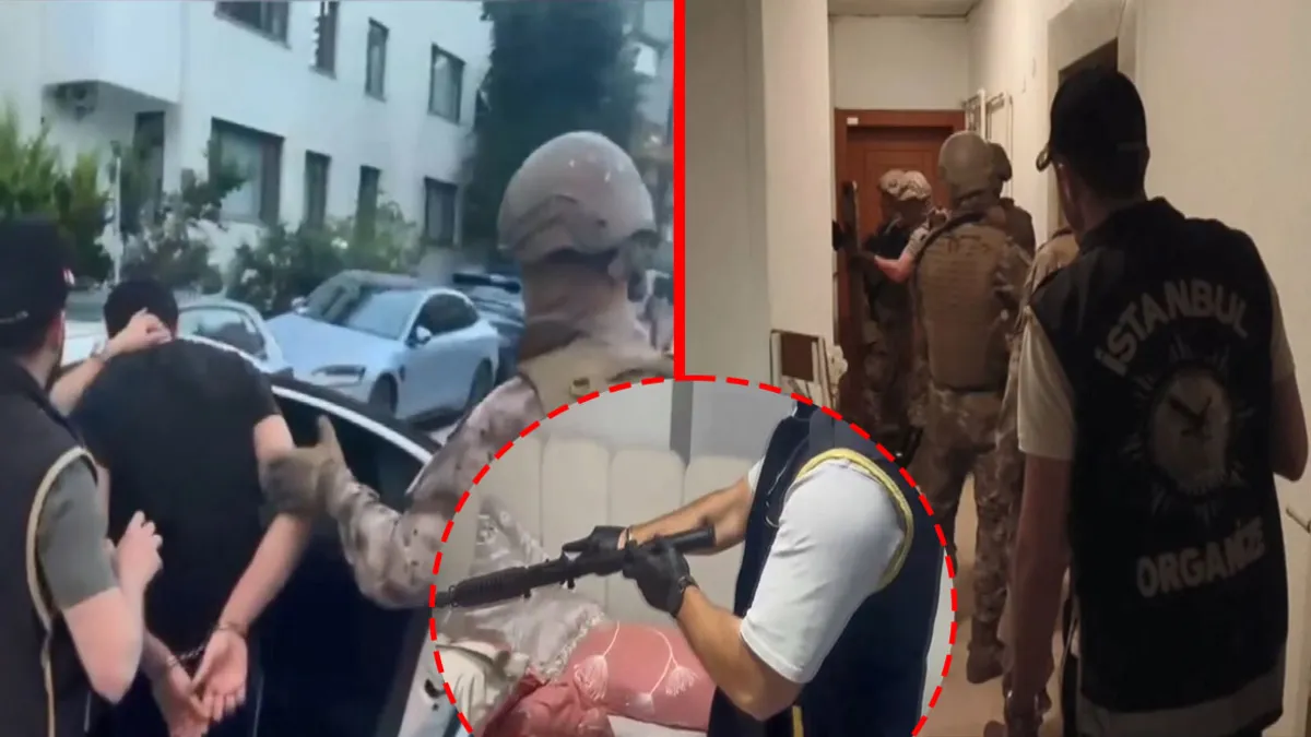 İstanbul merkezli 12 ilde suç örgütlerine operasyon: 74 gözaltı