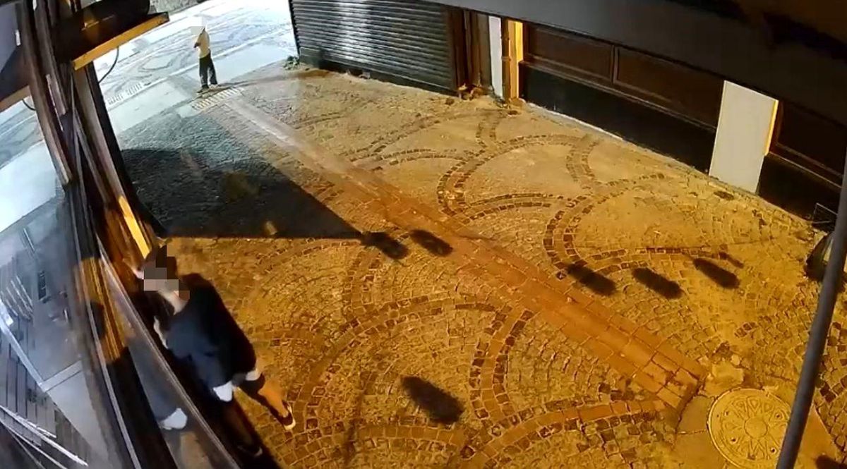 Edirne'de çocuk hırsızlar kameraya yansıdı