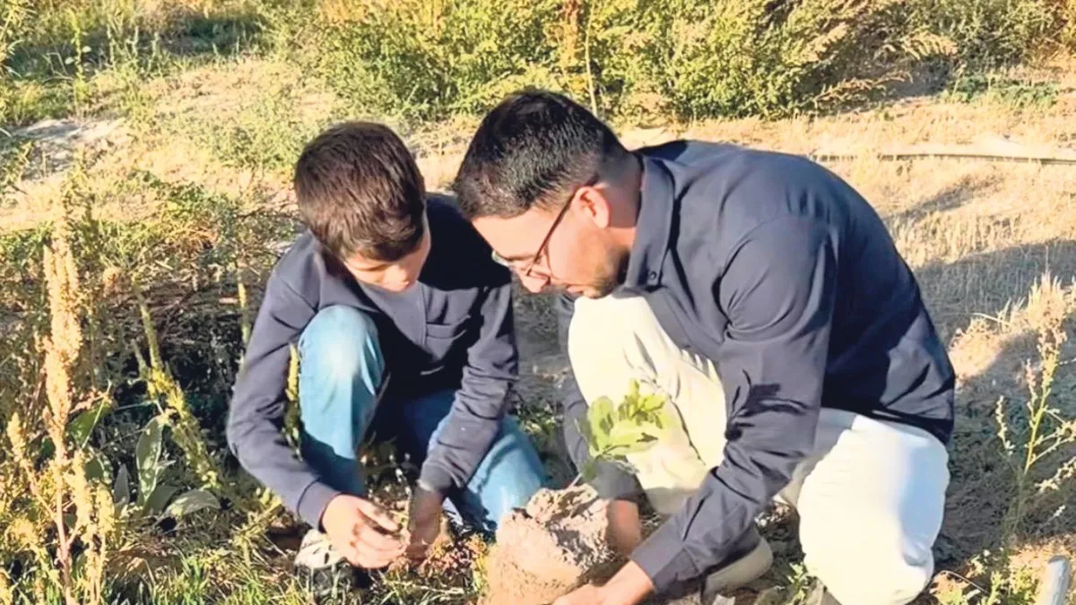 Aksaray'da bozkırı yeşerten imam: Hasan Hüseyin Altan 3 yılda 2 bin fidan dikti