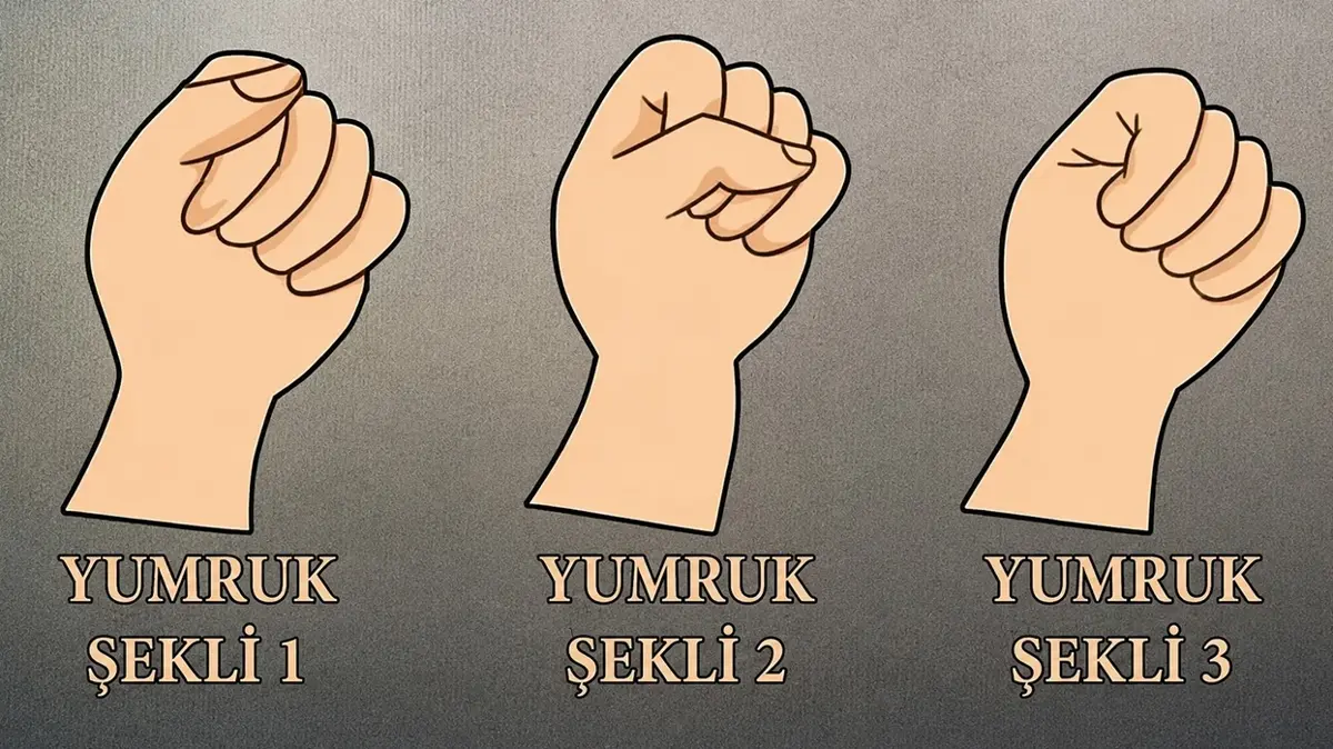 Kişilik testi: Sence zeki misin lider mi" Cevabını yumruk şeklin veriyor...