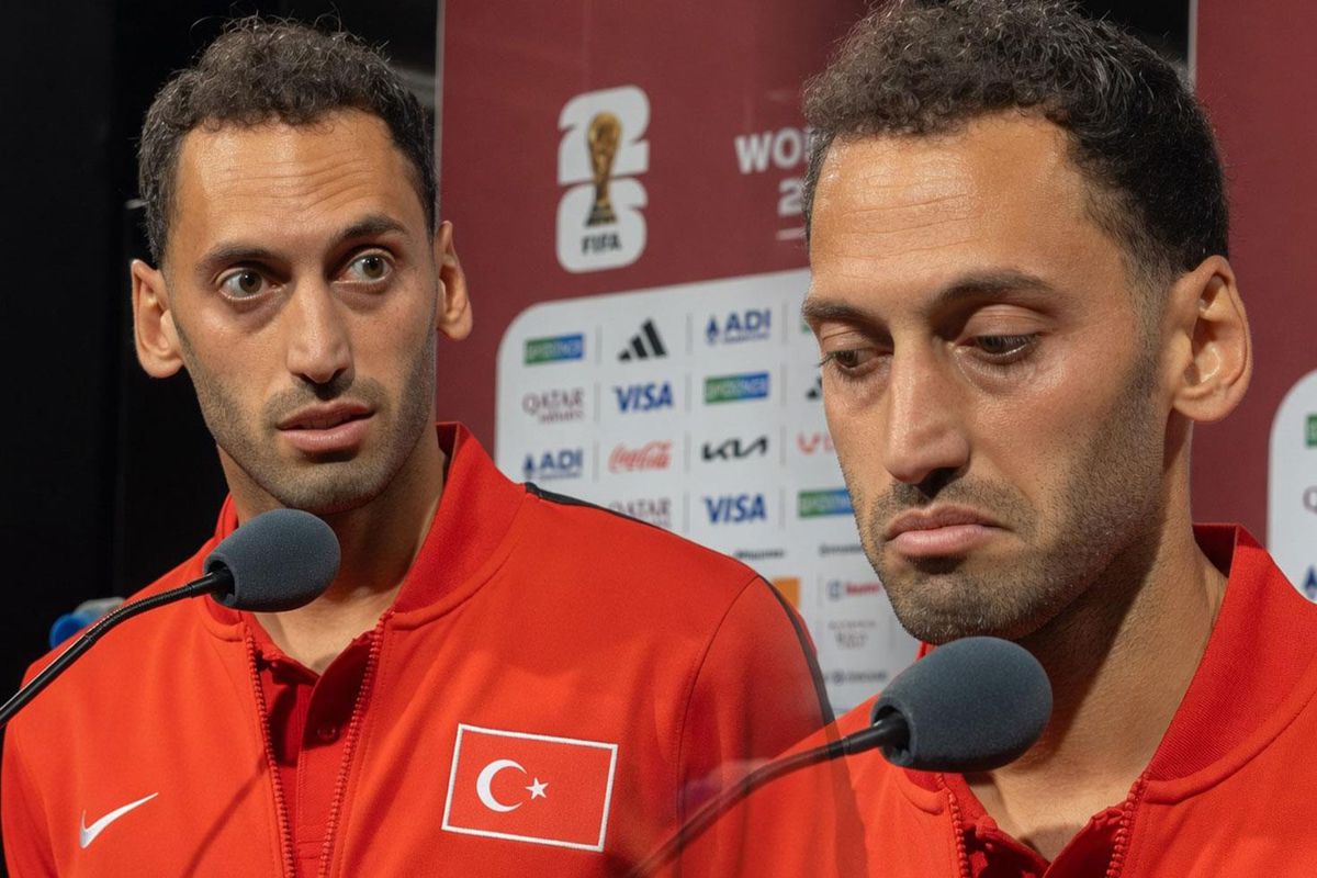 Sinirler gerildi! Hakan Çalhanoğlu ve yabancı gazeteci arasında dikkat çeken diyalog