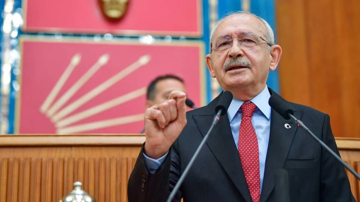 CHP Genel Başkanı Kemal Kılıçdaroğlu'ndan grup toplantısı yanıtı