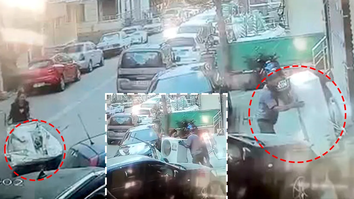 Avcılar’da akılalmaz hırsızlık! El arabasıyla gelip klima motorunu çaldılar: O anlar kameraya yansıdı!