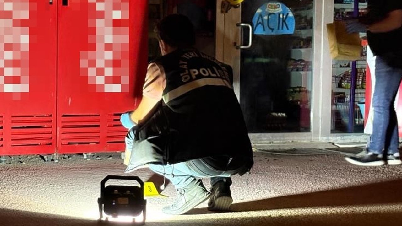 Kayseri'de markete molotoflu saldırı!