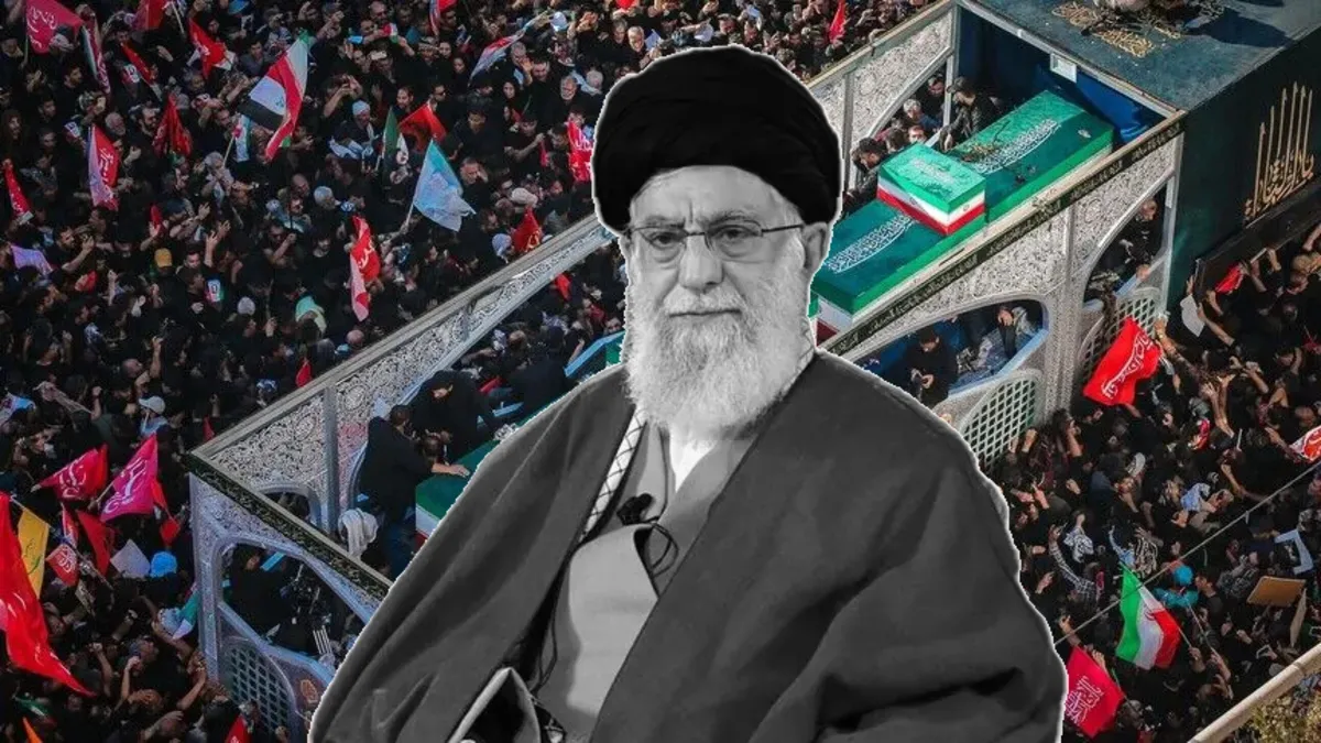Hamaney için Meşhed'de cenaze töreni düzenlendi