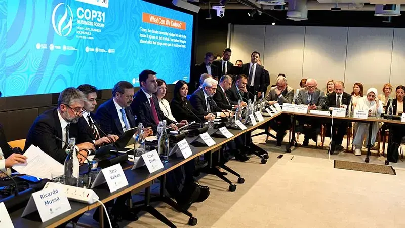 Bakan Kurum, Londra’da COP31 İş Dünyası Forumu’nda konuştu