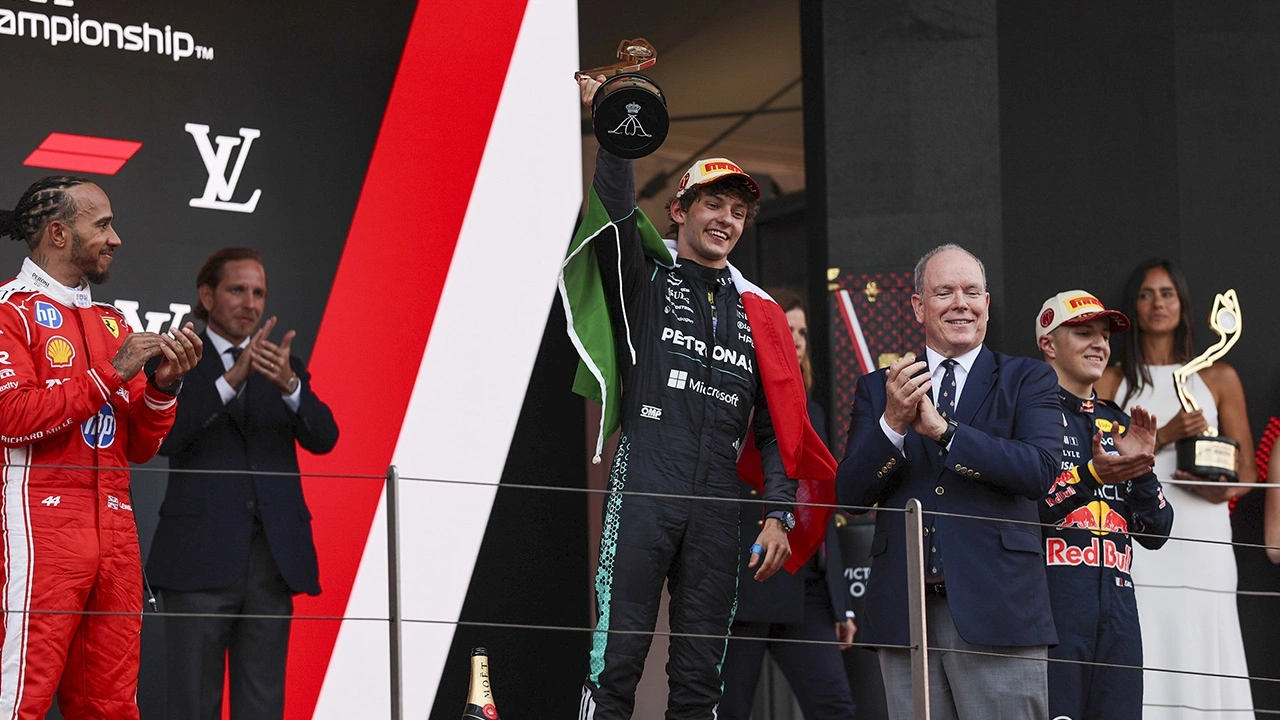 Formula 1 Monaco Grand Prix'sinde kazanan Antonelli