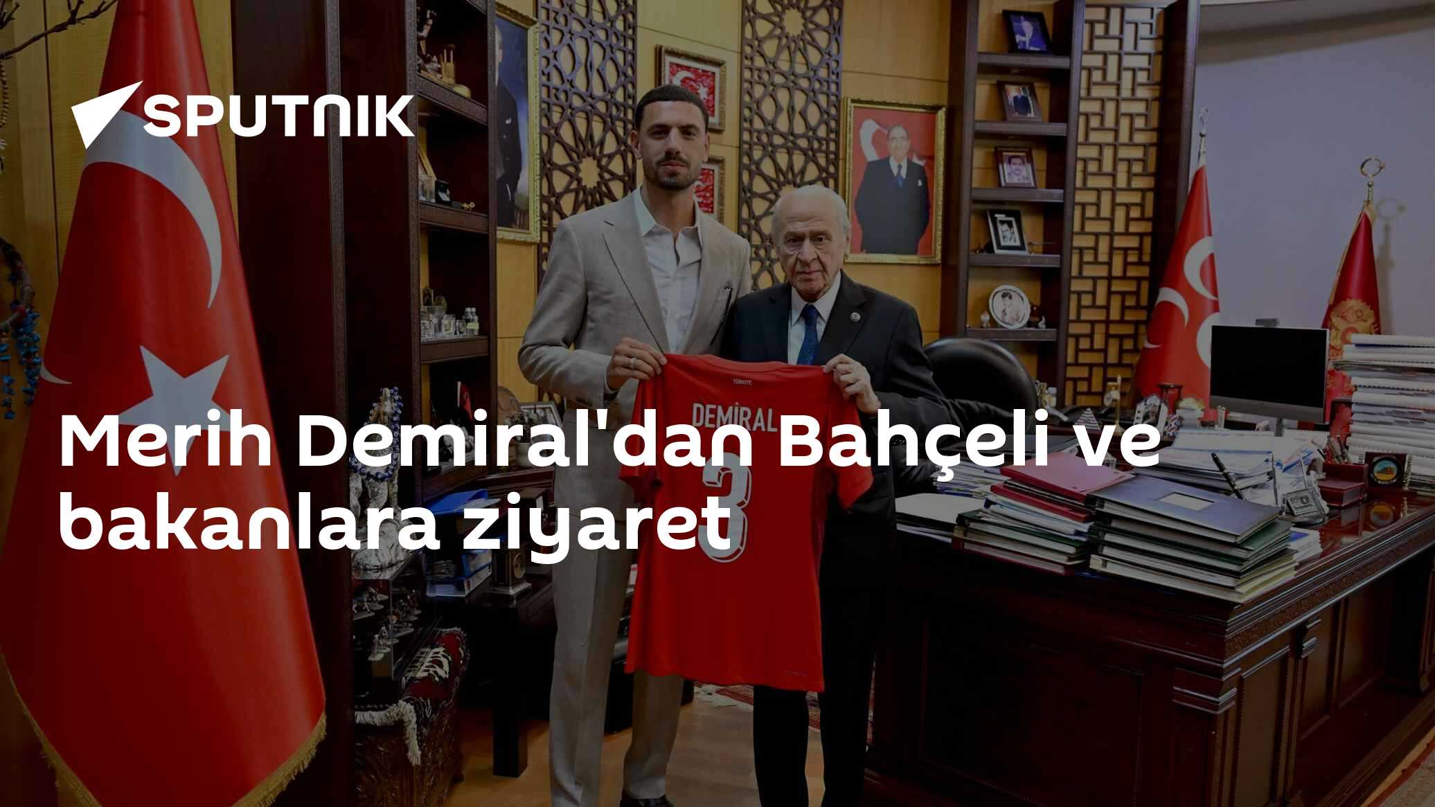 Merih Demiral'dan Bahçeli ve bakanlara ziyaret