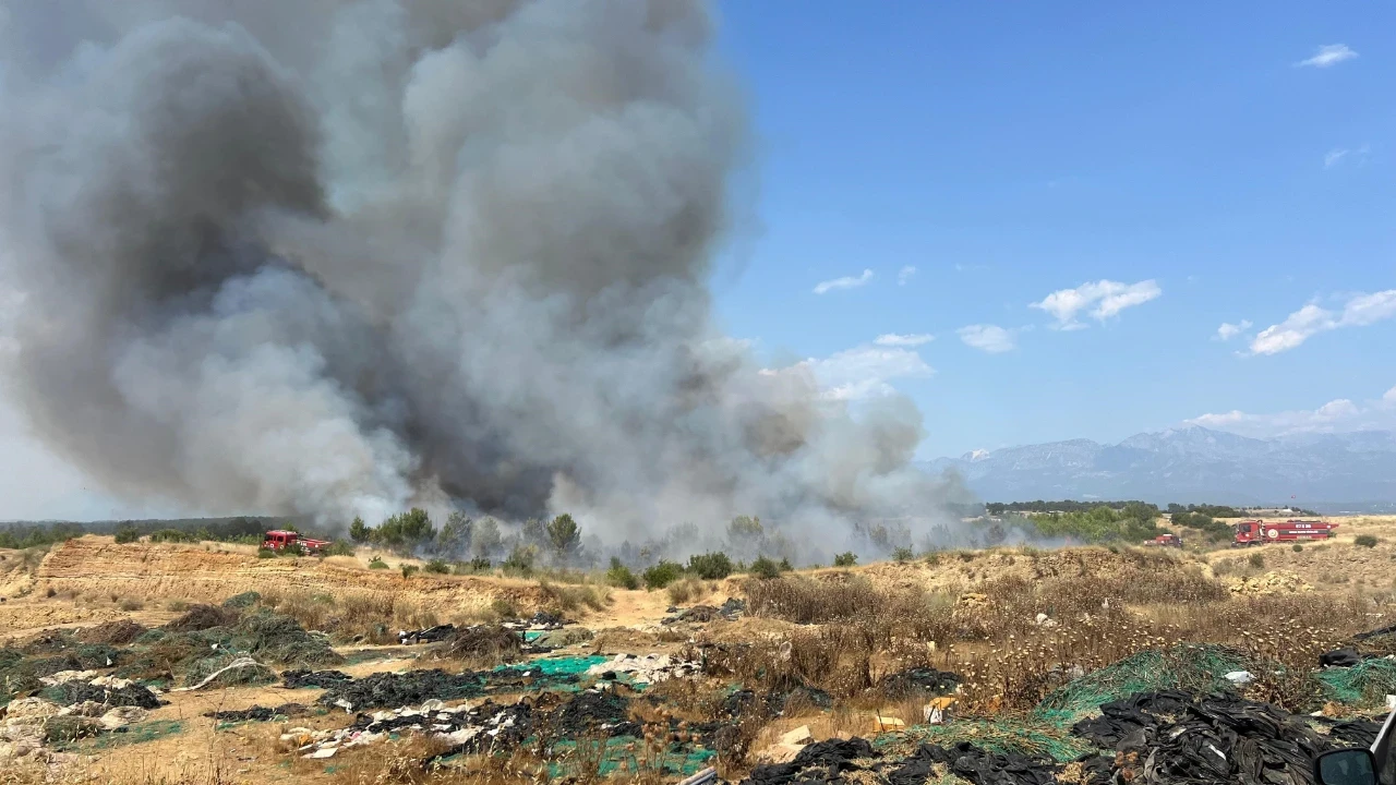 Antalya'da orman yangını