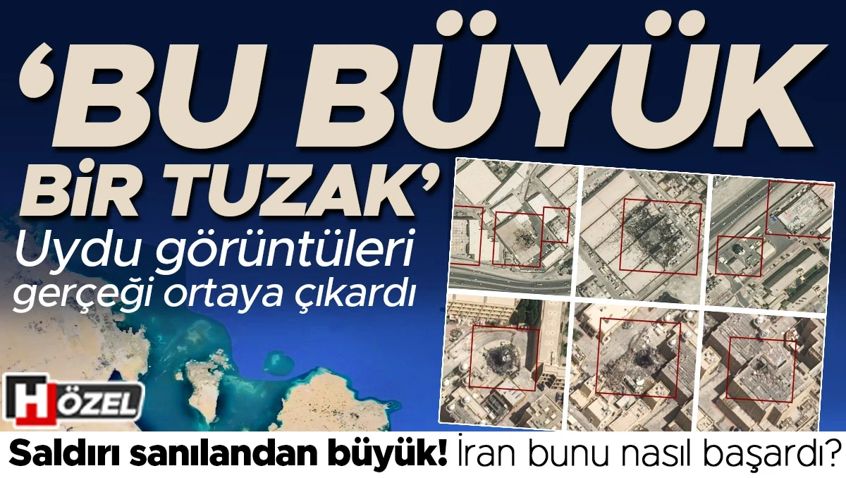 Uydu görüntüleri gerçeği ortaya çıkardı: Saldırı sanılandan büyük! İran bunu nasıl başardı? ‘Bu büyük bir tuzak’