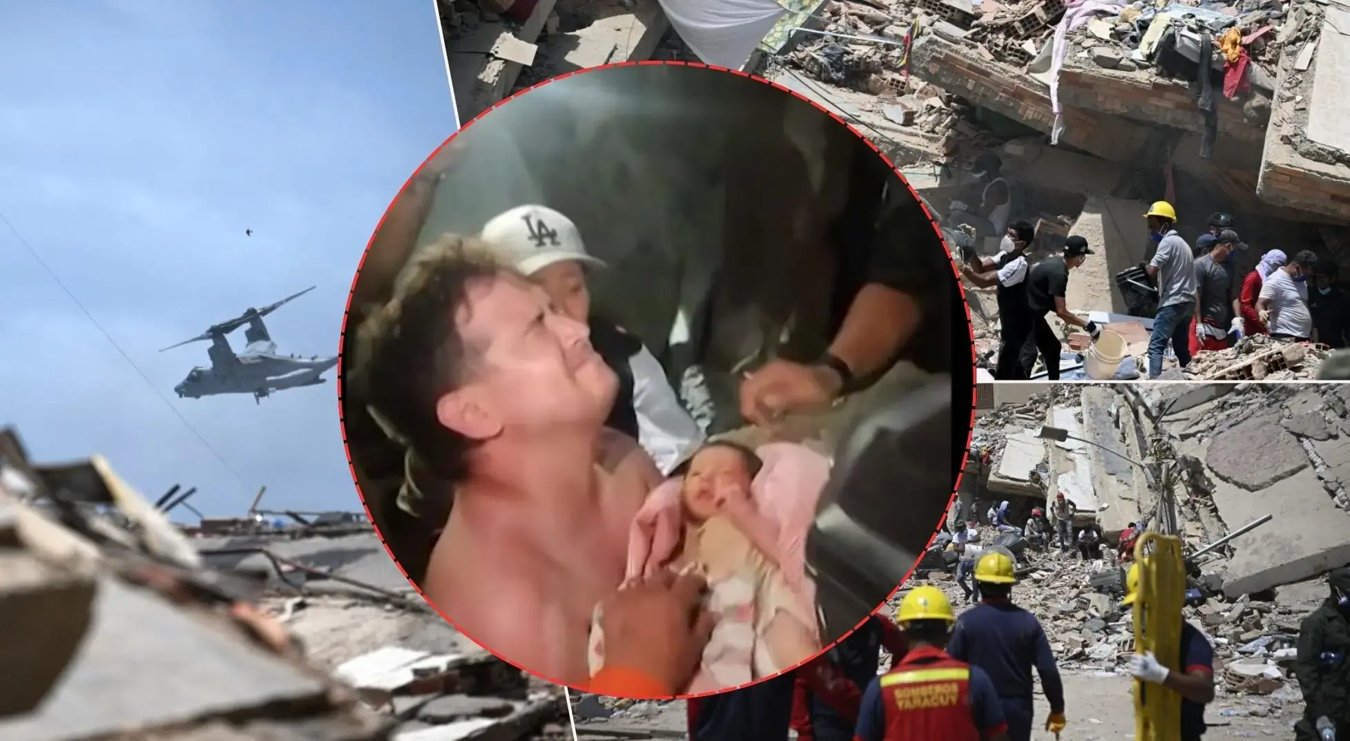 Venezuela'daki felakette mucize an! 18 günlük bebek enkazdan sağ çıkarıldı