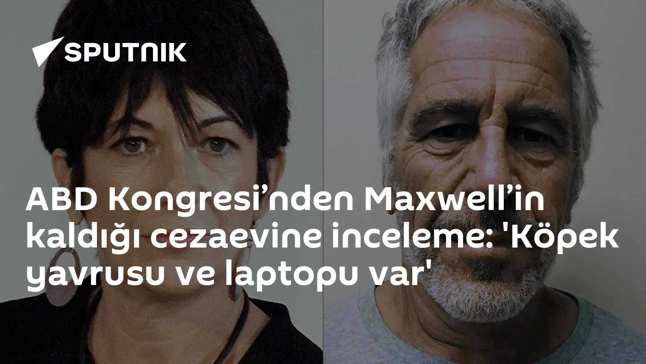ABD Kongresi’nden Maxwell’in kaldığı cezaevine inceleme: 'Köpek yavrusu ve laptopu var'
