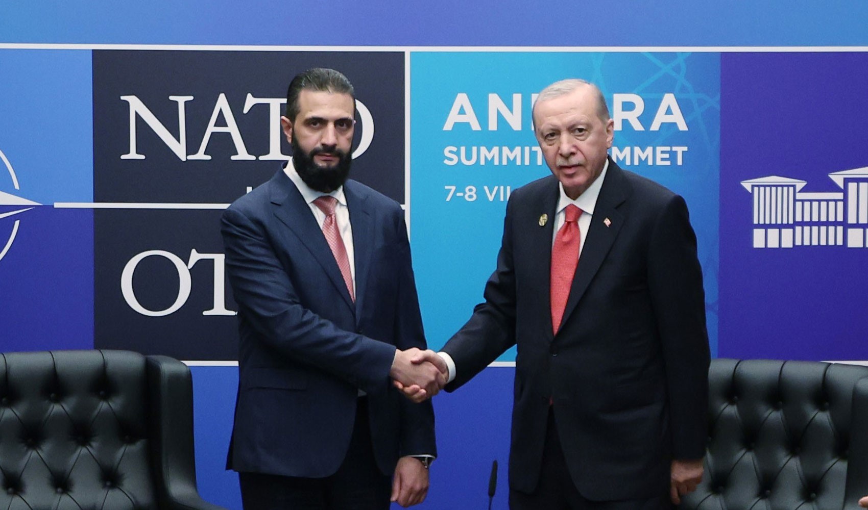Cumhurbaşkanı Erdoğan, Suriye Cumhurbaşkanı Ahmed Şara ile bir araya geldi