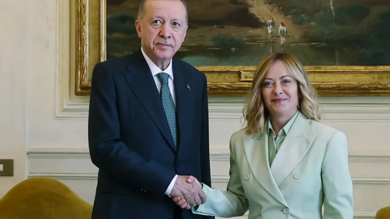 Cumhurbaşkanı Erdoğan ile Meloni görüştü