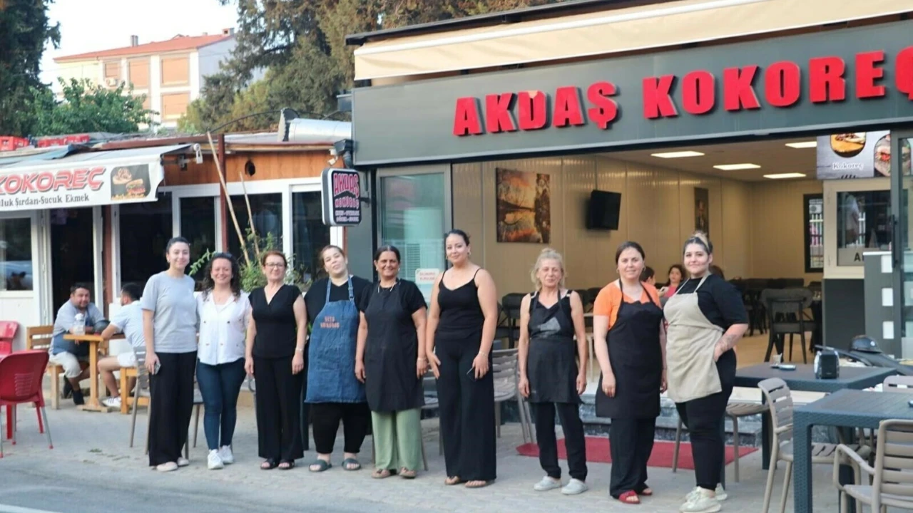 Bu sokakta dükkanlar kadınlara emanet