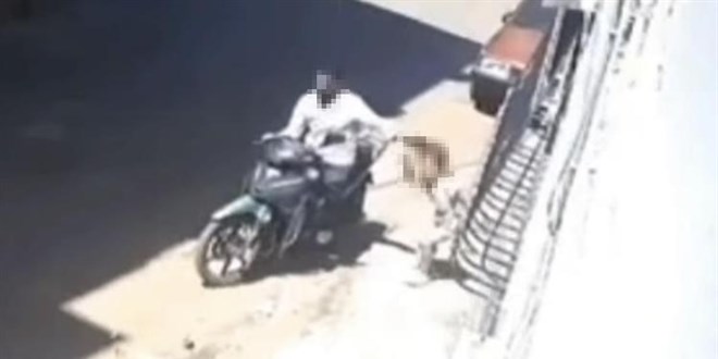 Kızını darp edip motosikletle sürüklemişti: 12 suç kaydı olduğu ortaya çıktı