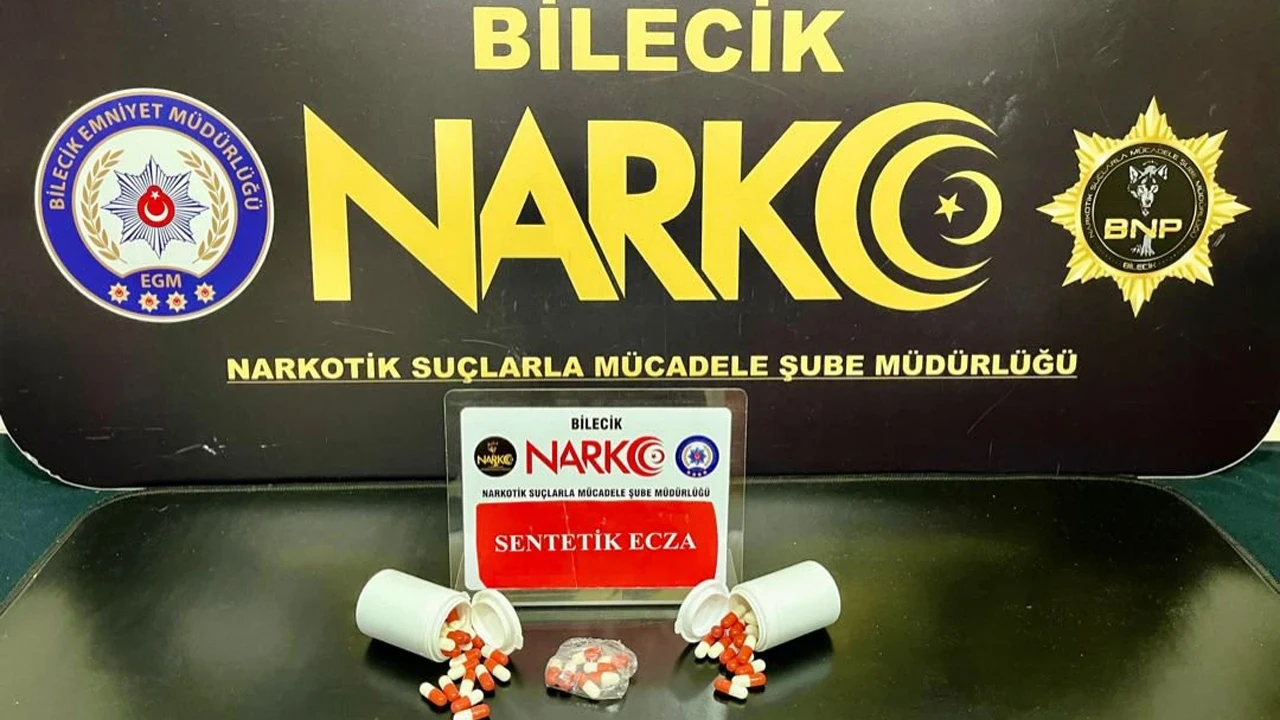 Bilecik’te lyrica ele geçirildi, 2 şüpheli yakalandı