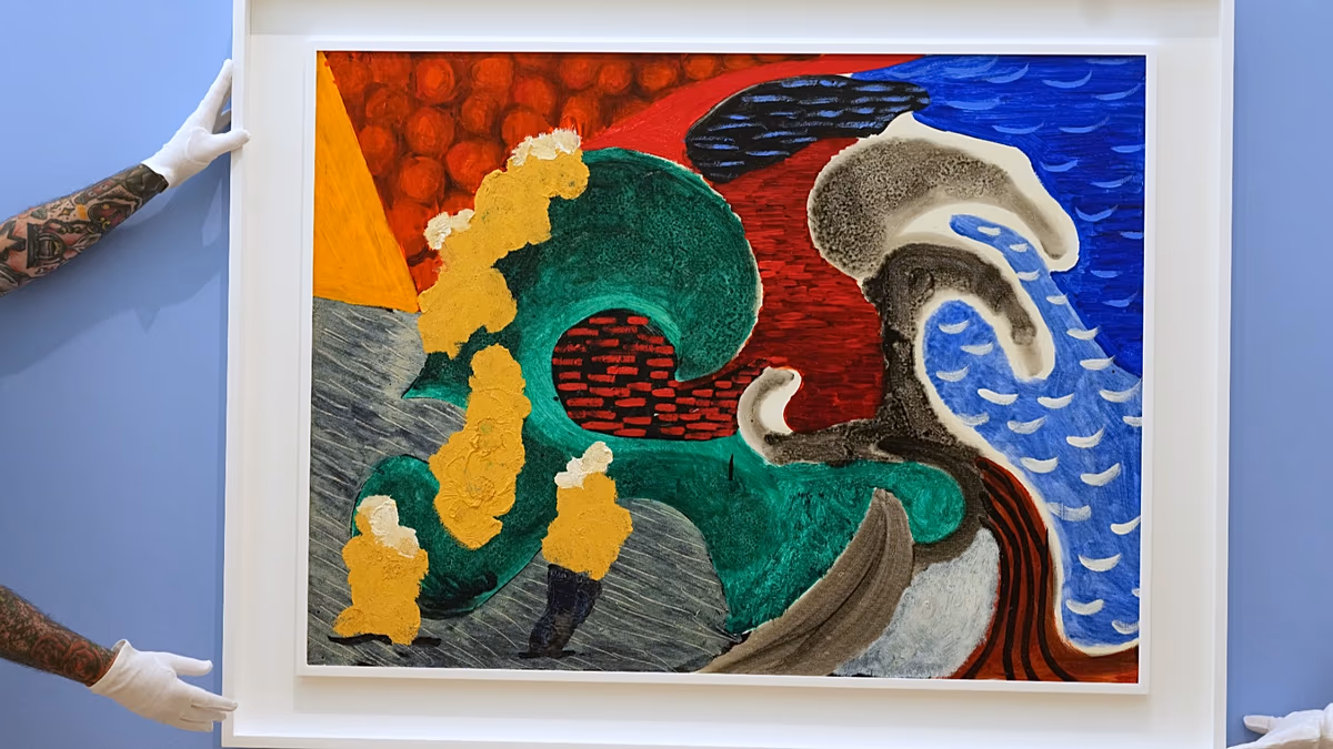 Hockney'nin ölümü sonrası ilk tablo açık artırmada satıldı