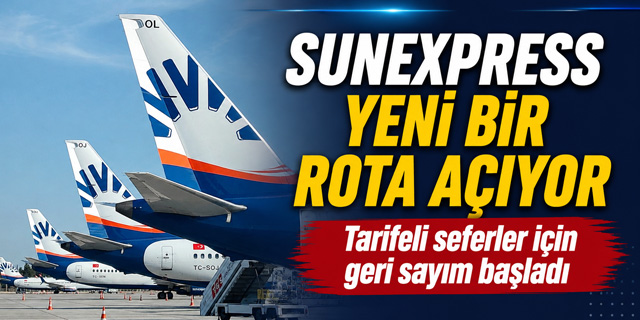 SunExpress’ten Yeni Rotaya Kanat Çırpacak