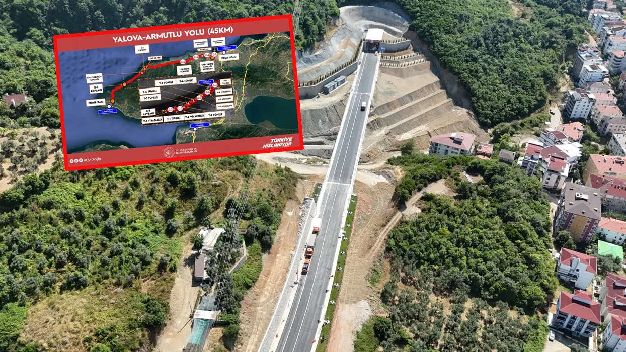 Yalova-Armutlu artık daha yakın! Seyahat süresi yarıya indi