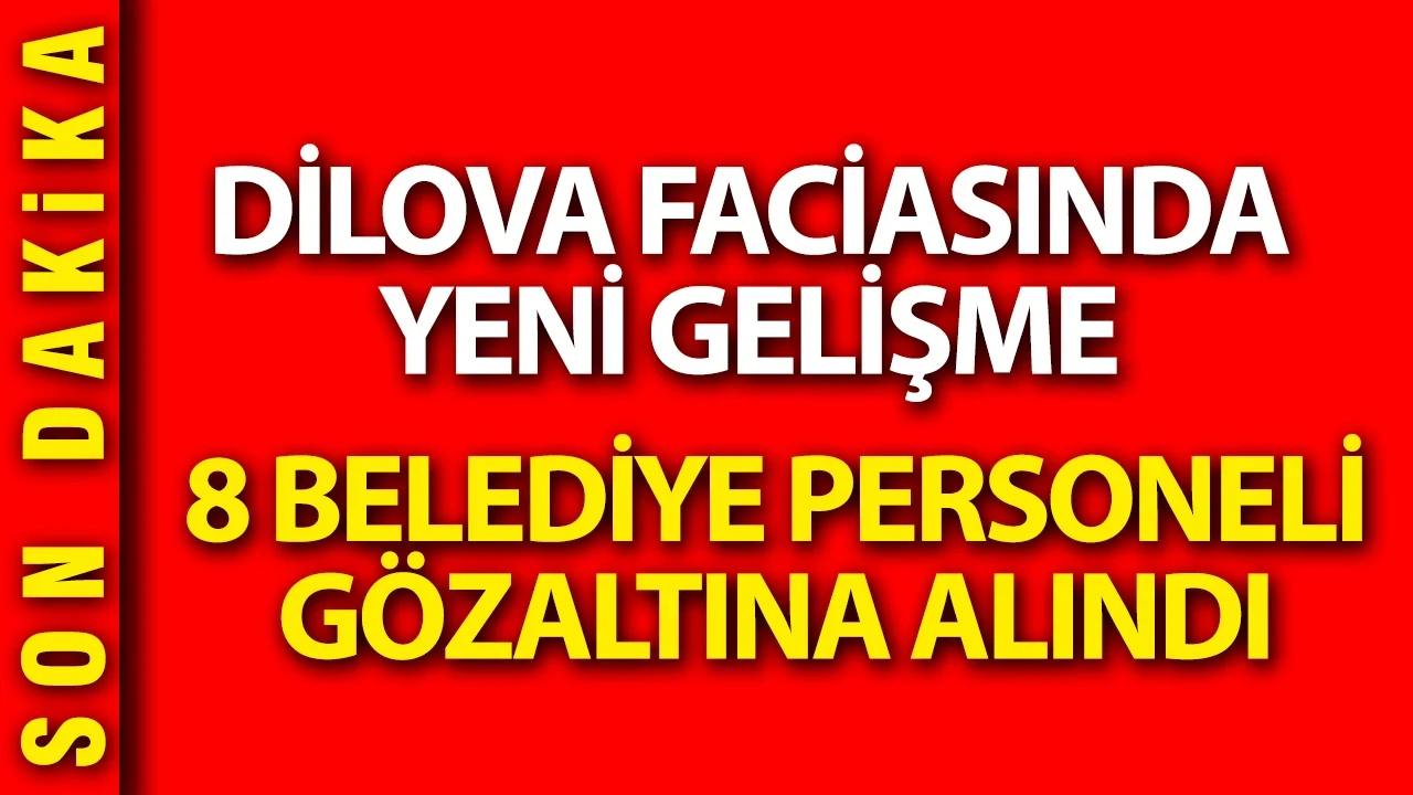 7 işçinin öldüğü Dilova faciasında 8 belediye personeli gözaltına alındı