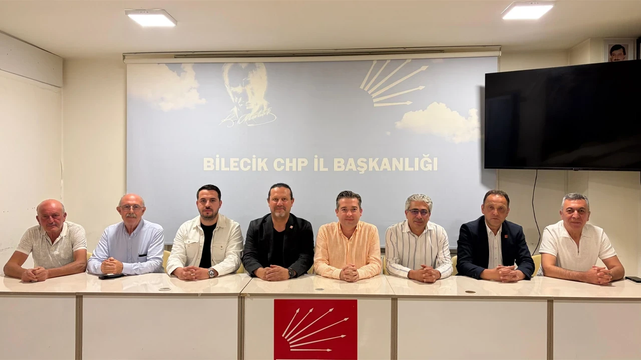Bilecik'te CHP İlçe Başkanlarından ortak açıklama: Örgütün iradesinin yanındayız