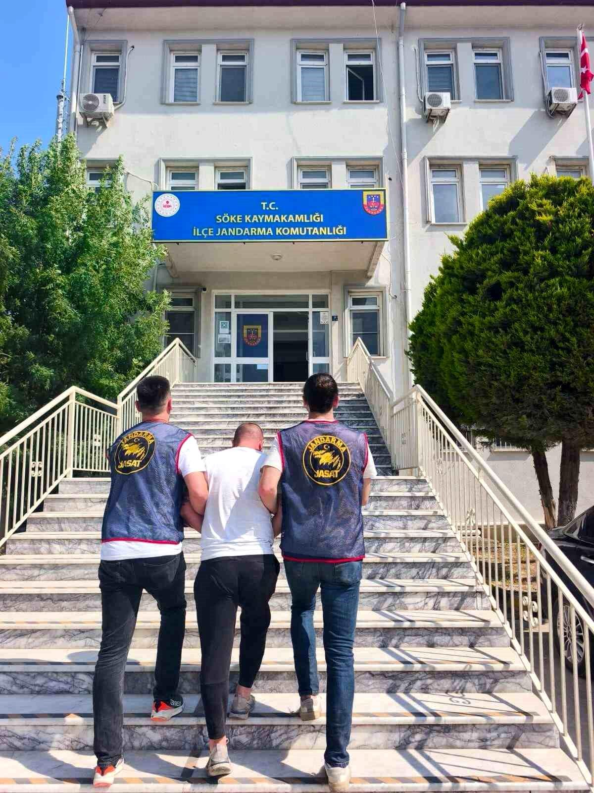 Söke'de 8 yıl hapis cezası ile bulunan hükümlü yakalandı