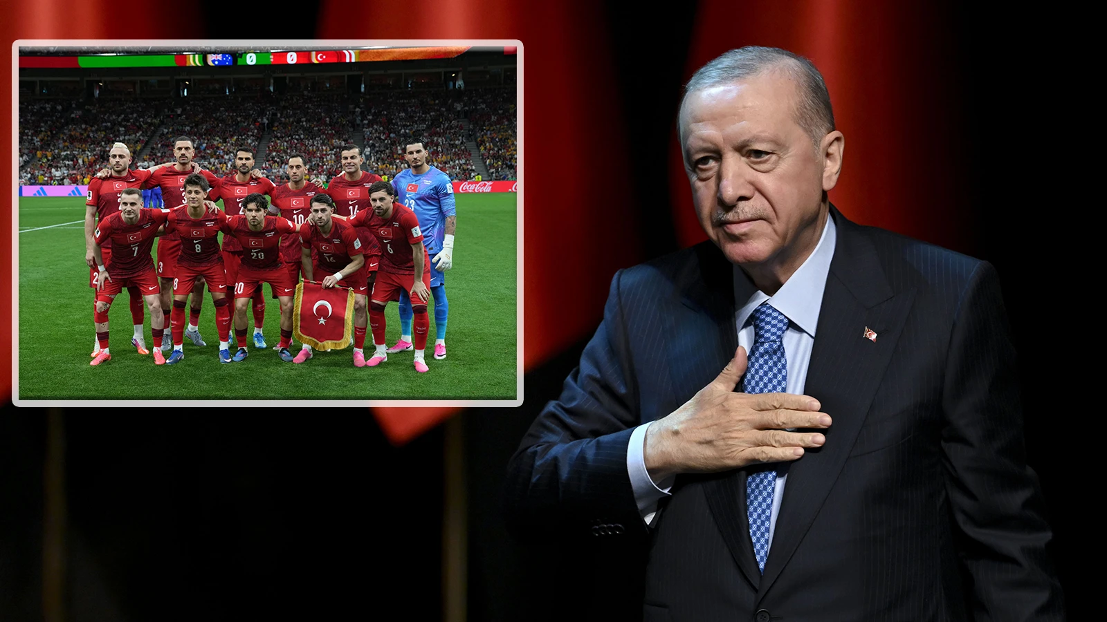 Cumhurbaşkanı Erdoğan'dan A Milli Takım'a mesaj: "Başlarını öne eğmesinler, moralleri bozulmasın"
