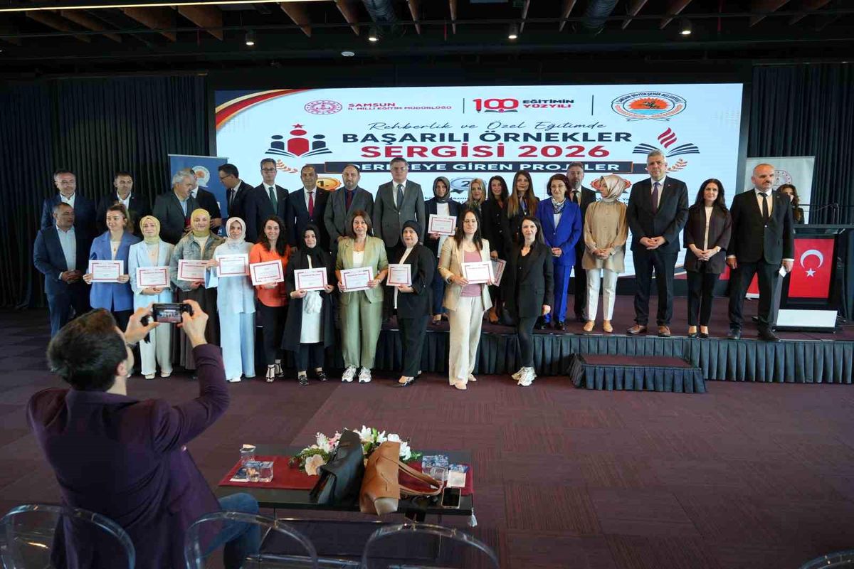Samsun'da rehberlik ve özel eğitim alanındaki başarılı projeler sergilendi