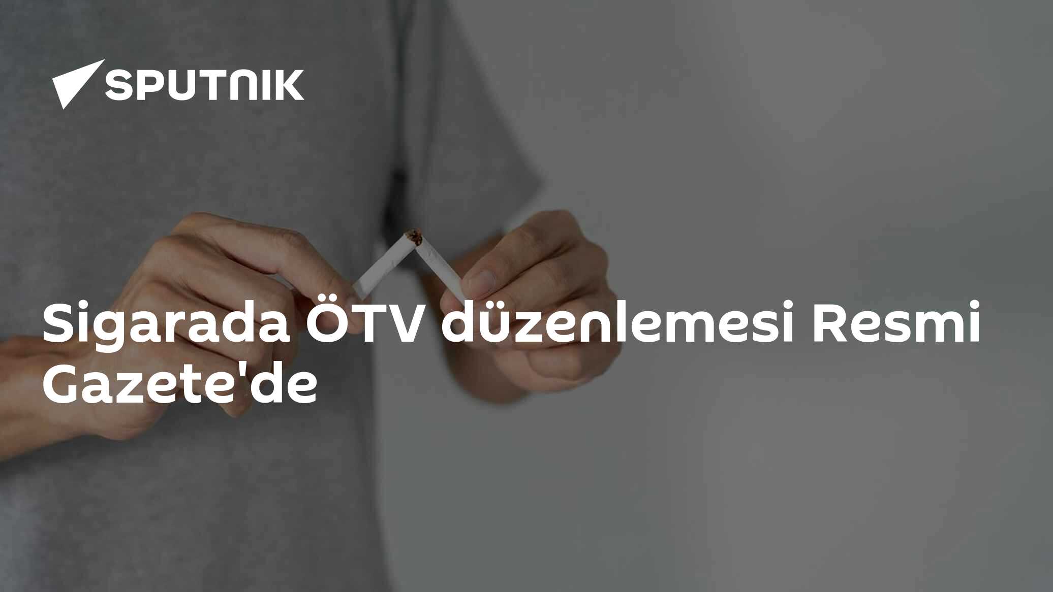 Sigarada ÖTV düzenlemesi Resmi Gazete'de