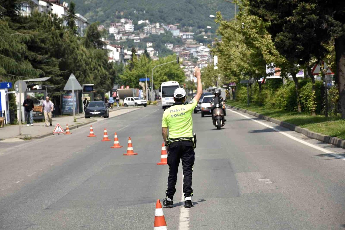 Ordu'da bir haftada 20 bine yakın araç ve sürücüsü denetlendi