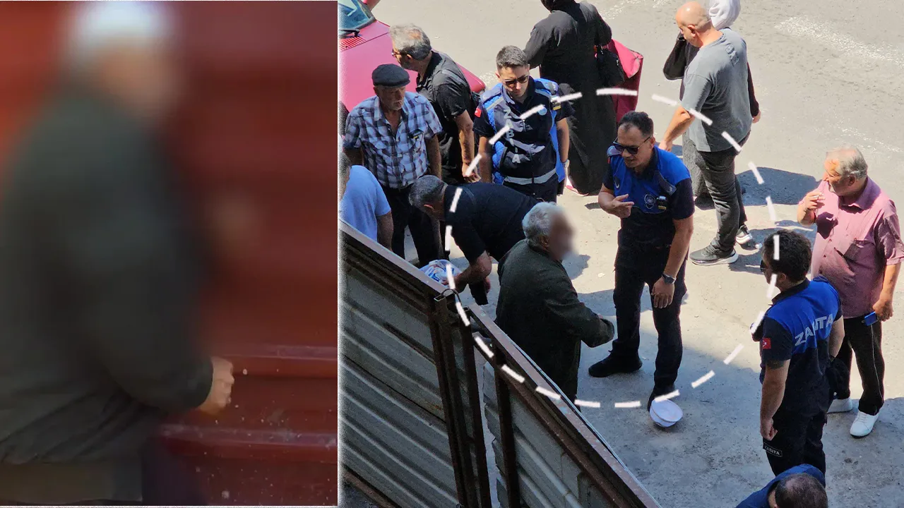Zabıta denetiminde şaşırtan görüntü! Direndi, başını defalarca demir kapıya vurdu