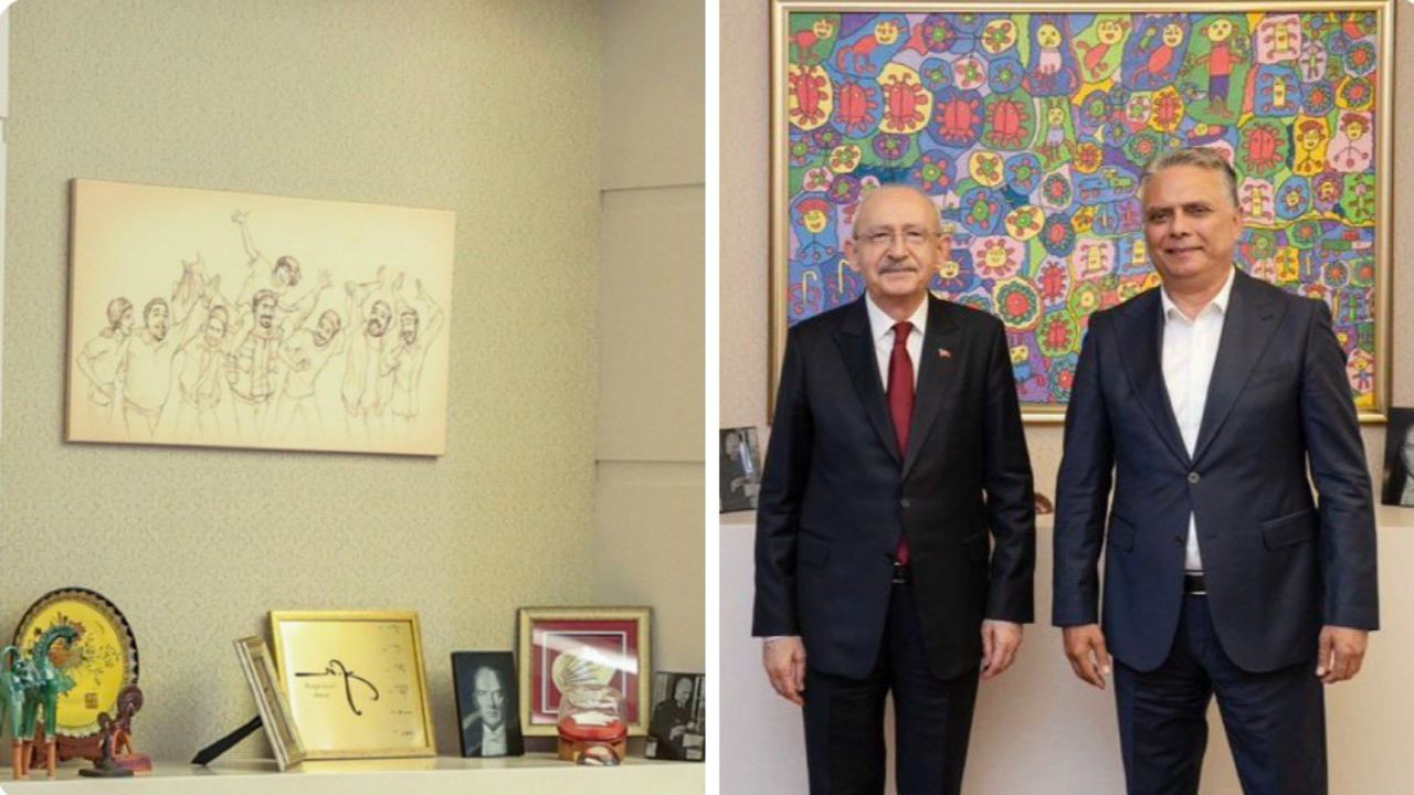 Kılıçdaroğlu'nun o tabloyu kaldırdığı iddia edilmişti: CHP'den yalanlama